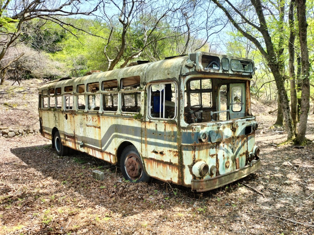 比叡山の廃バス